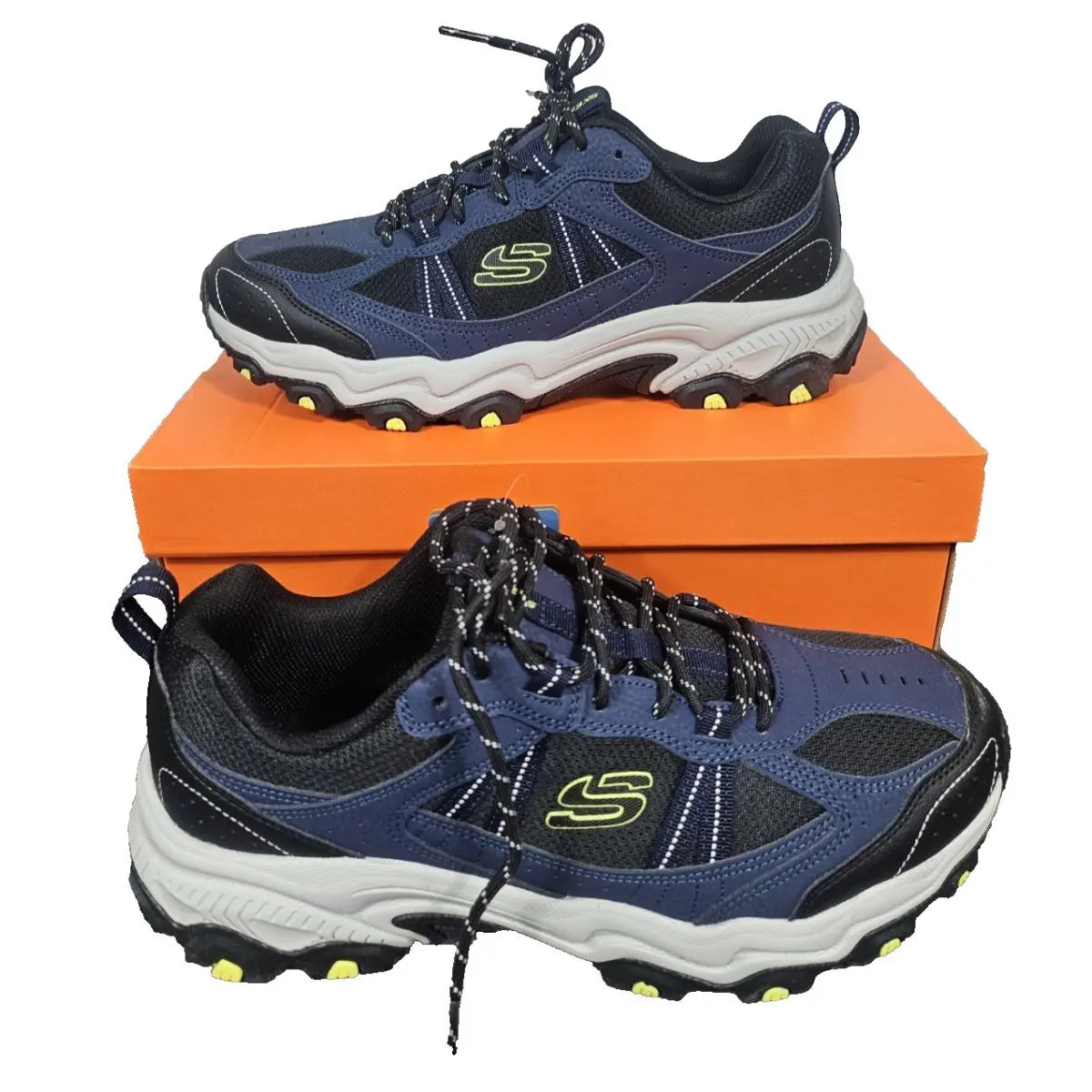 Skechers shoes - SKECHERS After Burn - After Burn - 237527NVBK - Blue 10