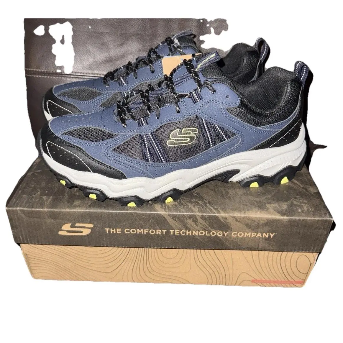 Skechers shoes - SKECHERS After Burn - After Burn - 237527NVBK - Blue 0