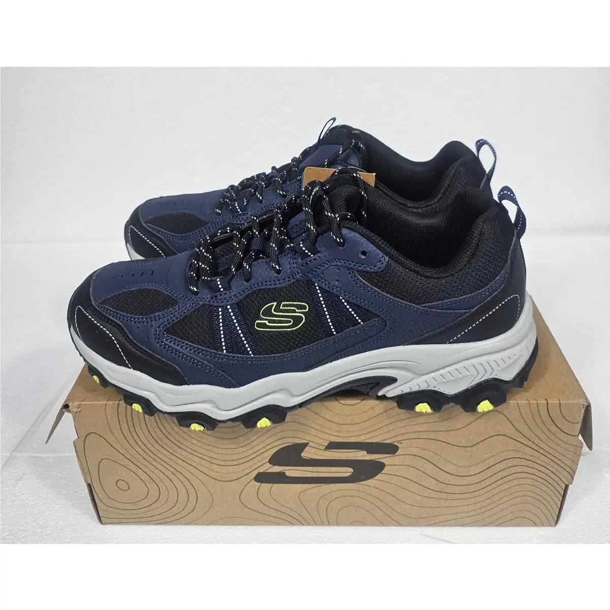Skechers shoes - SKECHERS After Burn - After Burn - 237527NVBK - Blue 4