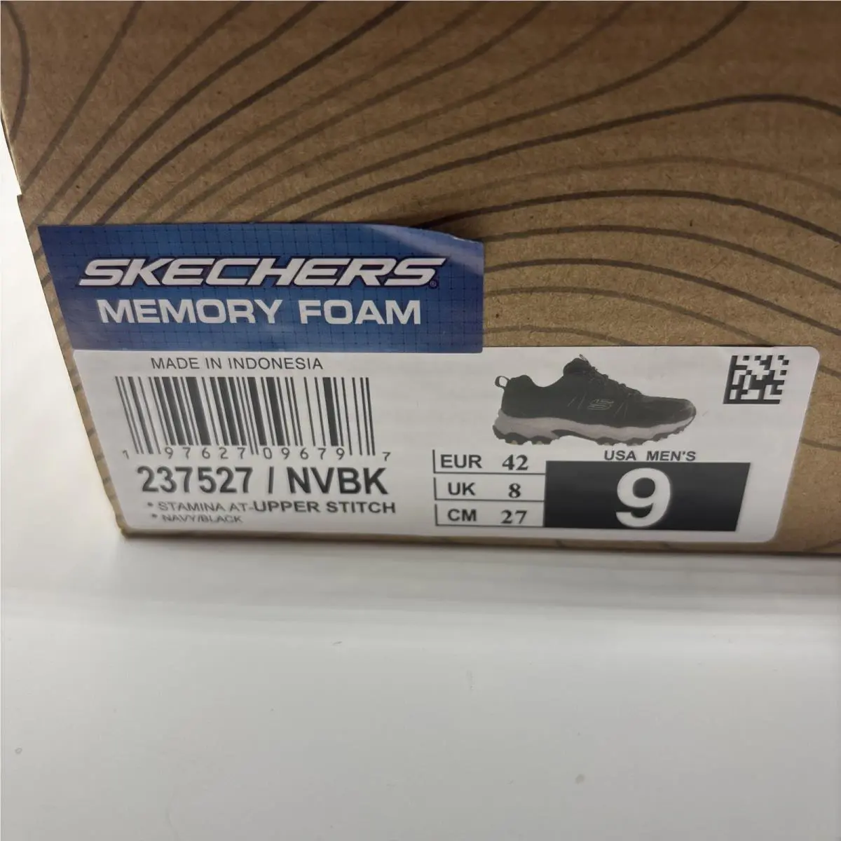 Skechers shoes - SKECHERS After Burn - After Burn - 237527NVBK - Blue 5