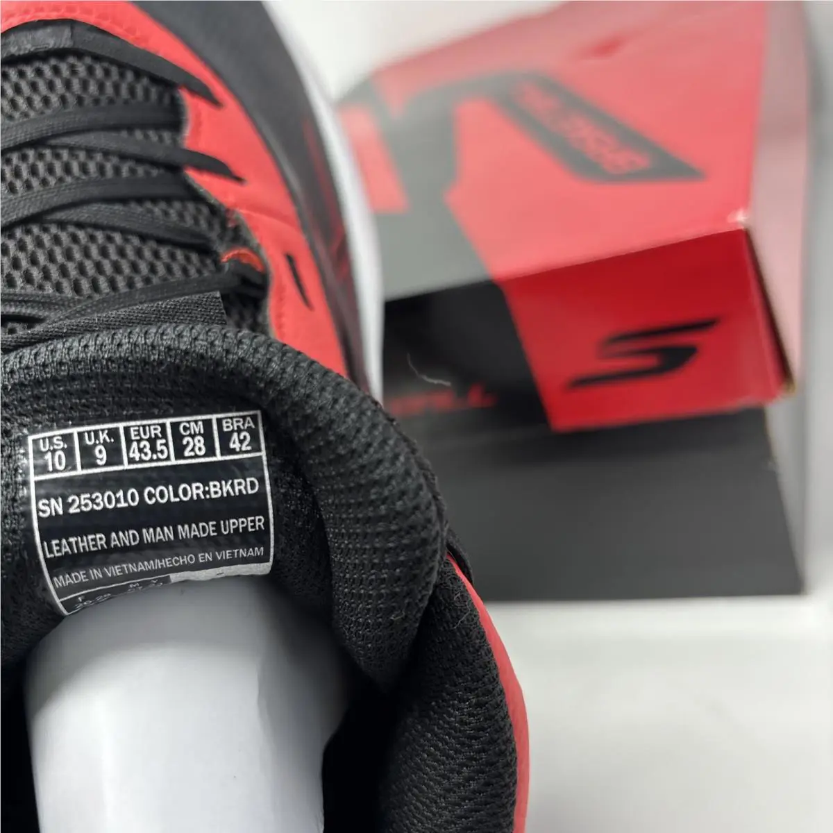 Skechers shoes - Skechers SKX League - SKX League - 253010/BKRD - Black/Red 4