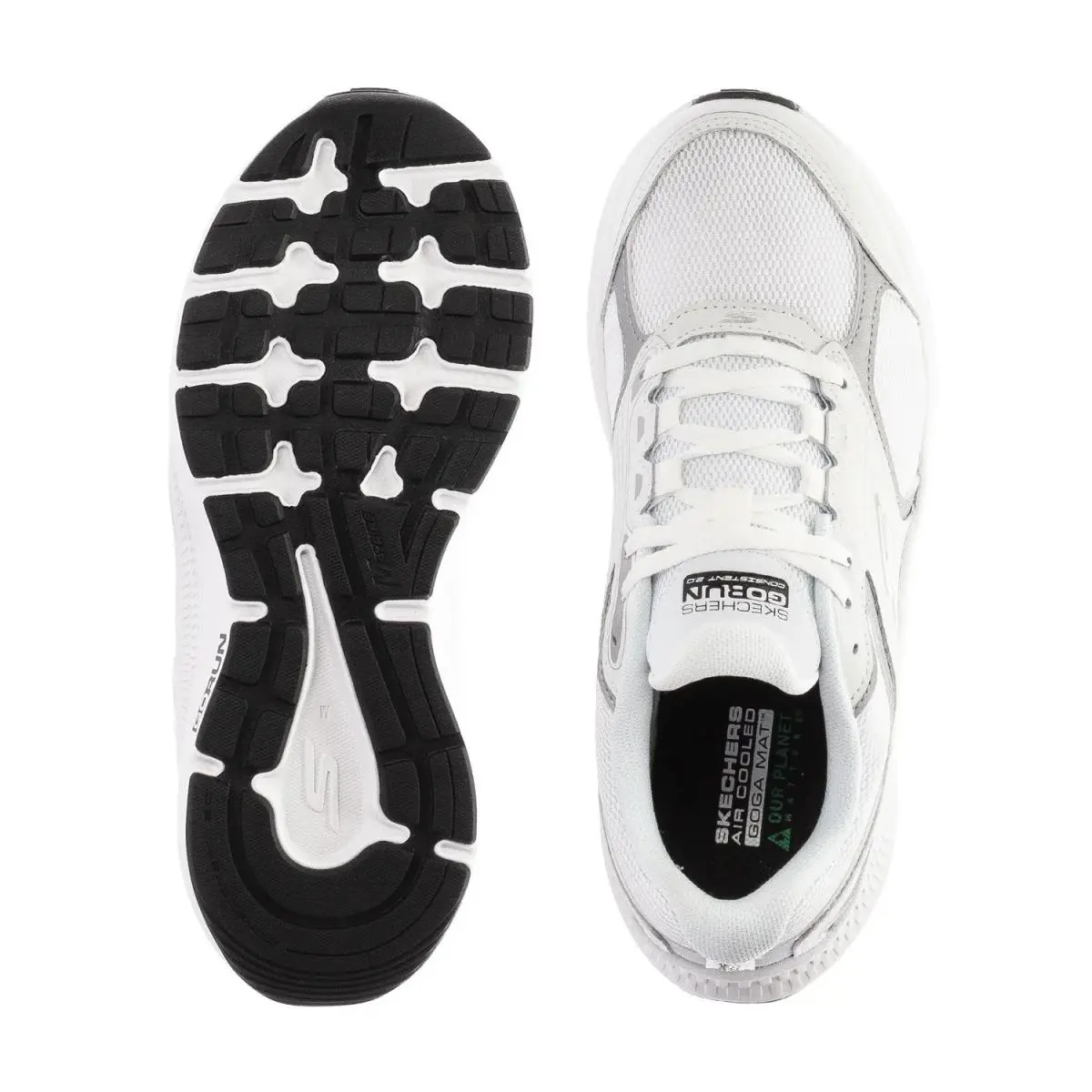 Skechers shoes - White/Silver - 128606W 5