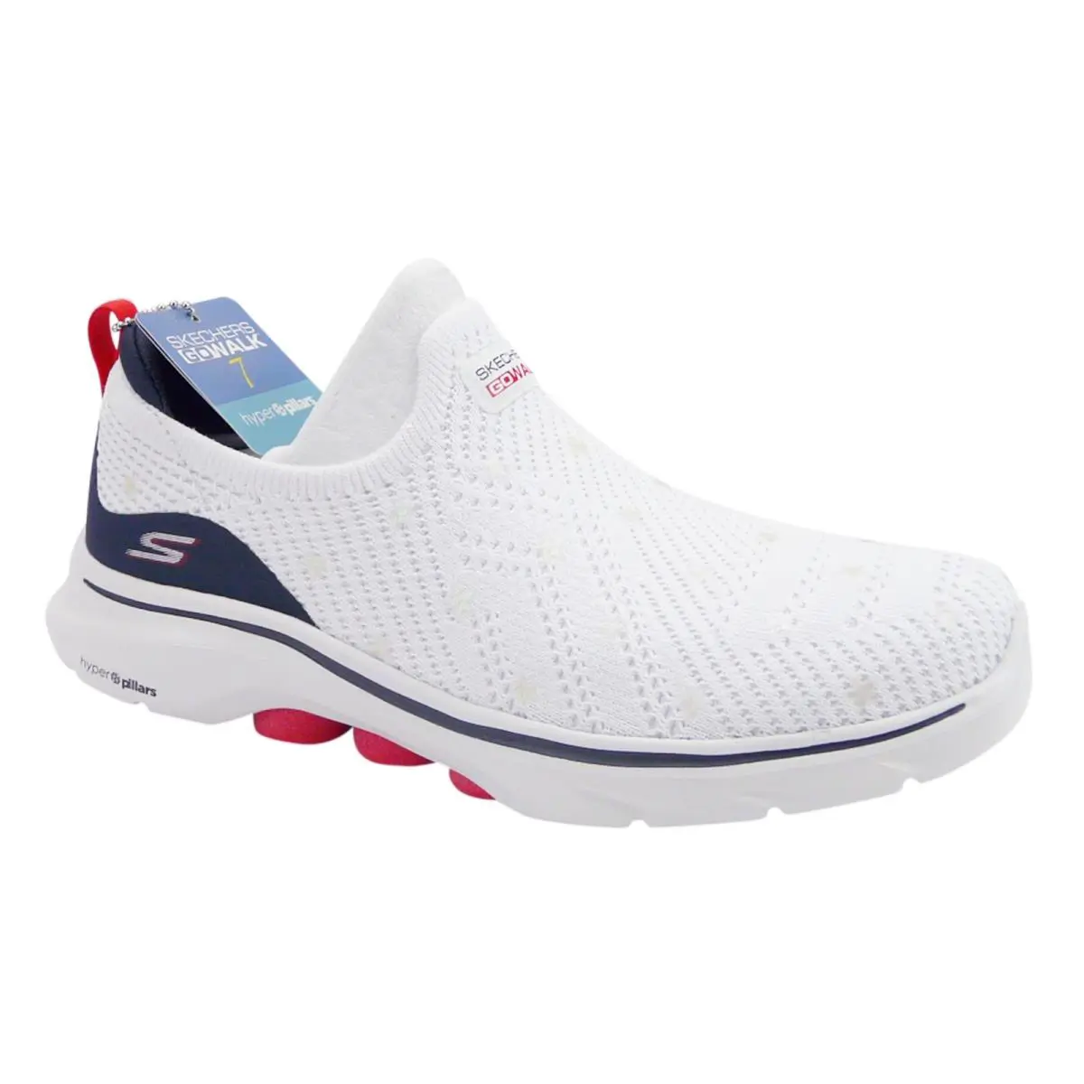 Skechers Go Walk Darcie Women`s White Red Navy US 8 - Multi