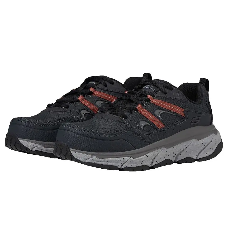 Skechers Work D`lux Journey SR Casual Shoe 200269/CCRD Charcoal Red Men 9 Eur 42 - Charcoal Red