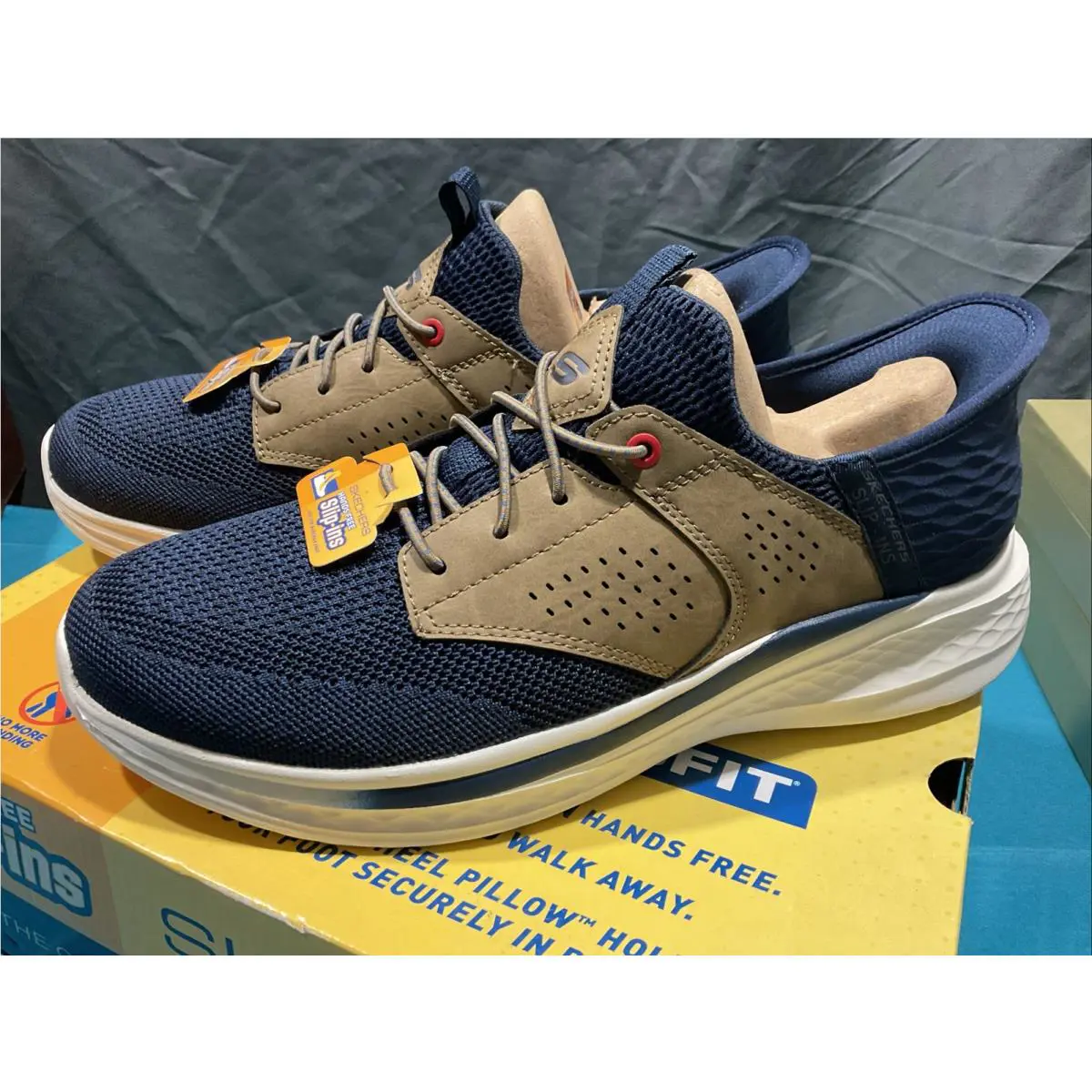 Skechers shoes - Skechers Hands Free Slip-Ins - Hands Free - SN 210889 - Blue 3