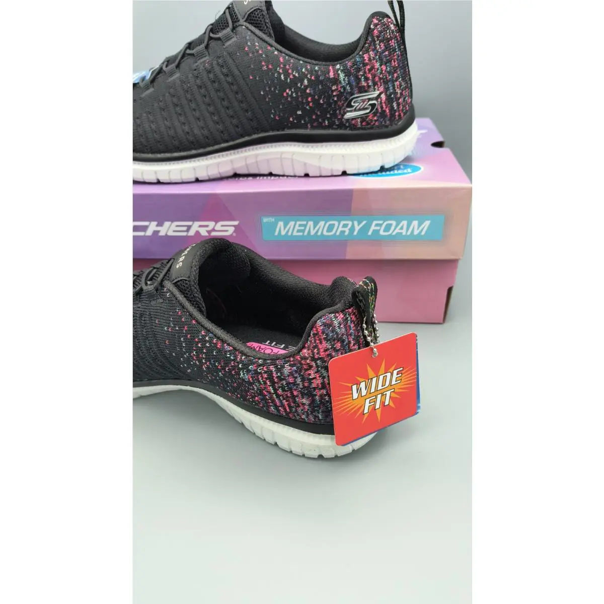 Skechers shoes - BLACK PINK 1