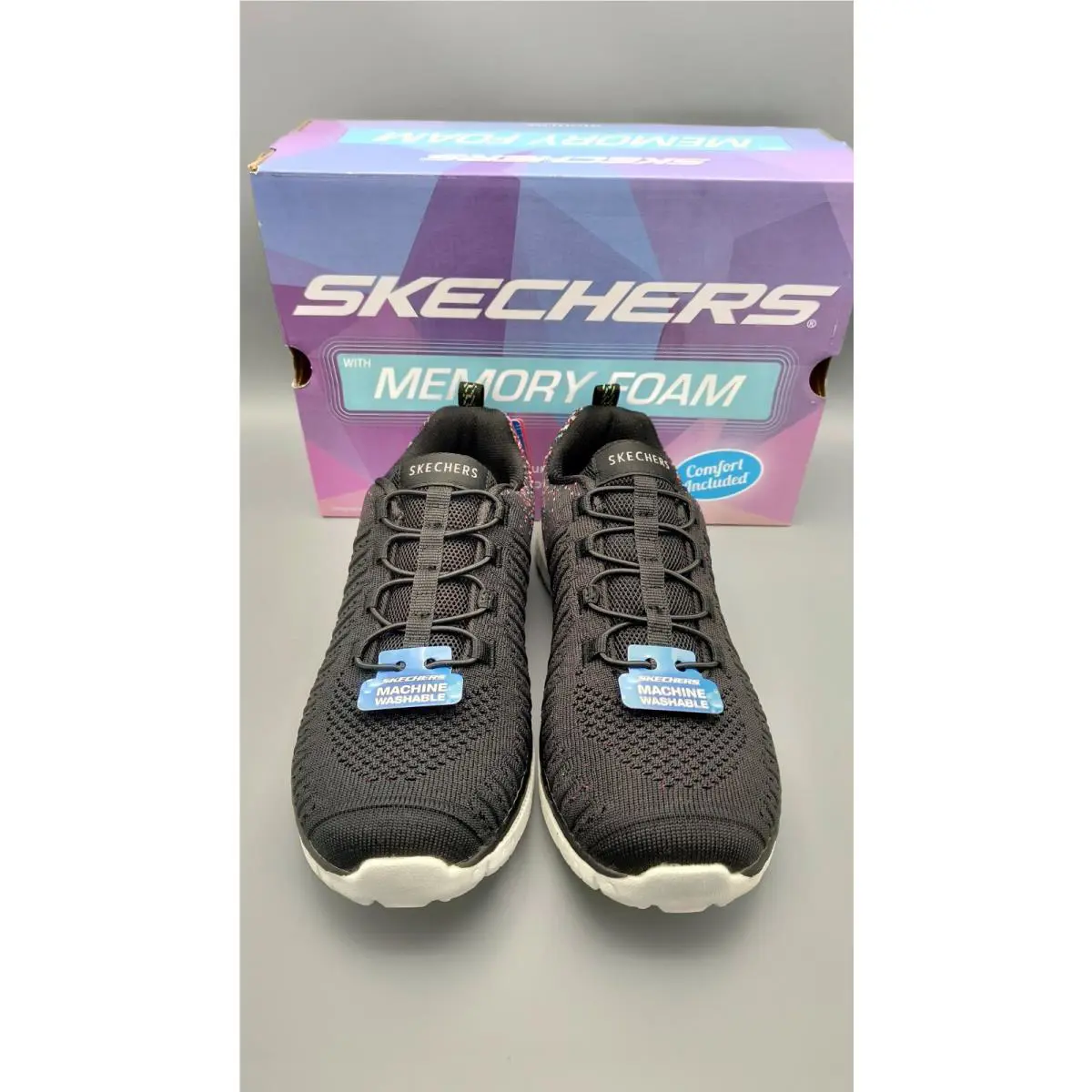 Skechers shoes - BLACK PINK 2