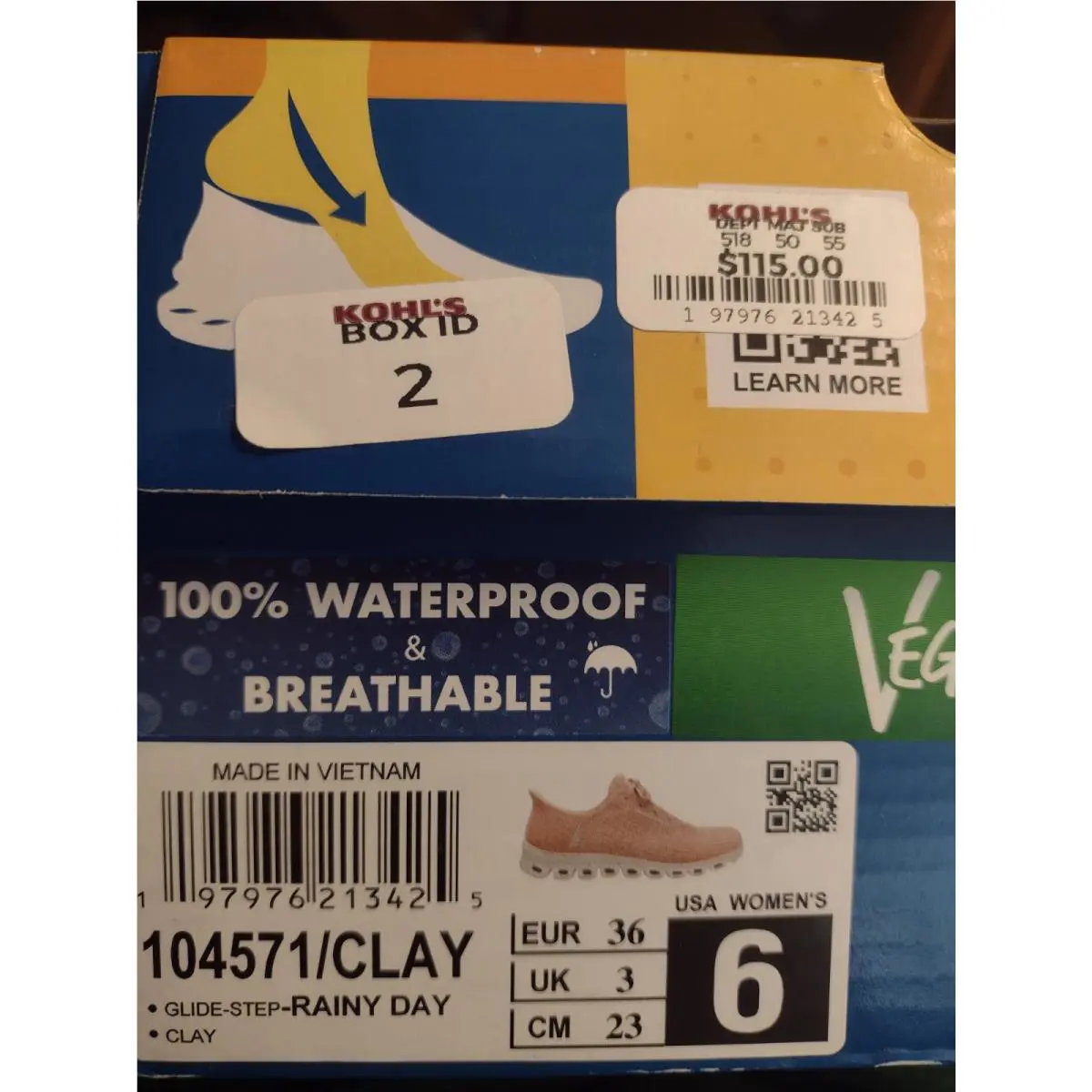 Skechers shoes - Slip Ins Vegan - Slip Ins Vegan - Clay (UPC: 197976213425) 4