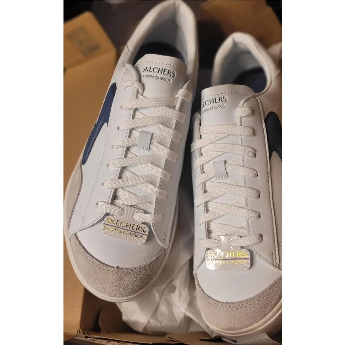 Skechers Court Classics Women`s Size 11 Sneakers Shoes Eden LX Slick Talk