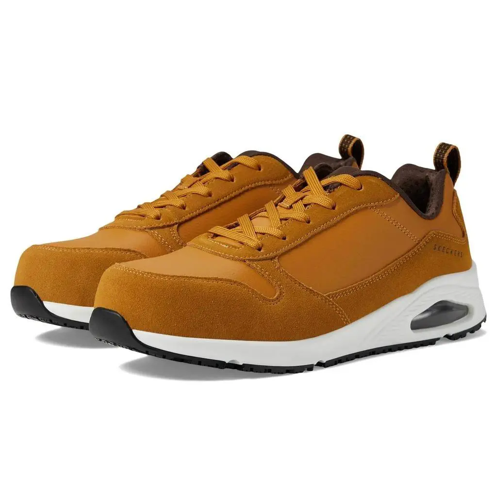 Skechers Uno SR - Kolen Comp Toe Work and Safety Sneakers 200207 Mens 14 Wheat - Wheat
