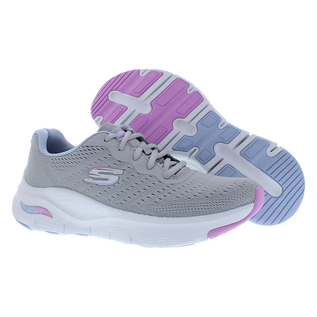Skechers Arch Fit Infinity Cool Womens Shoes Size 6.5 Color: Grey/multi-colored