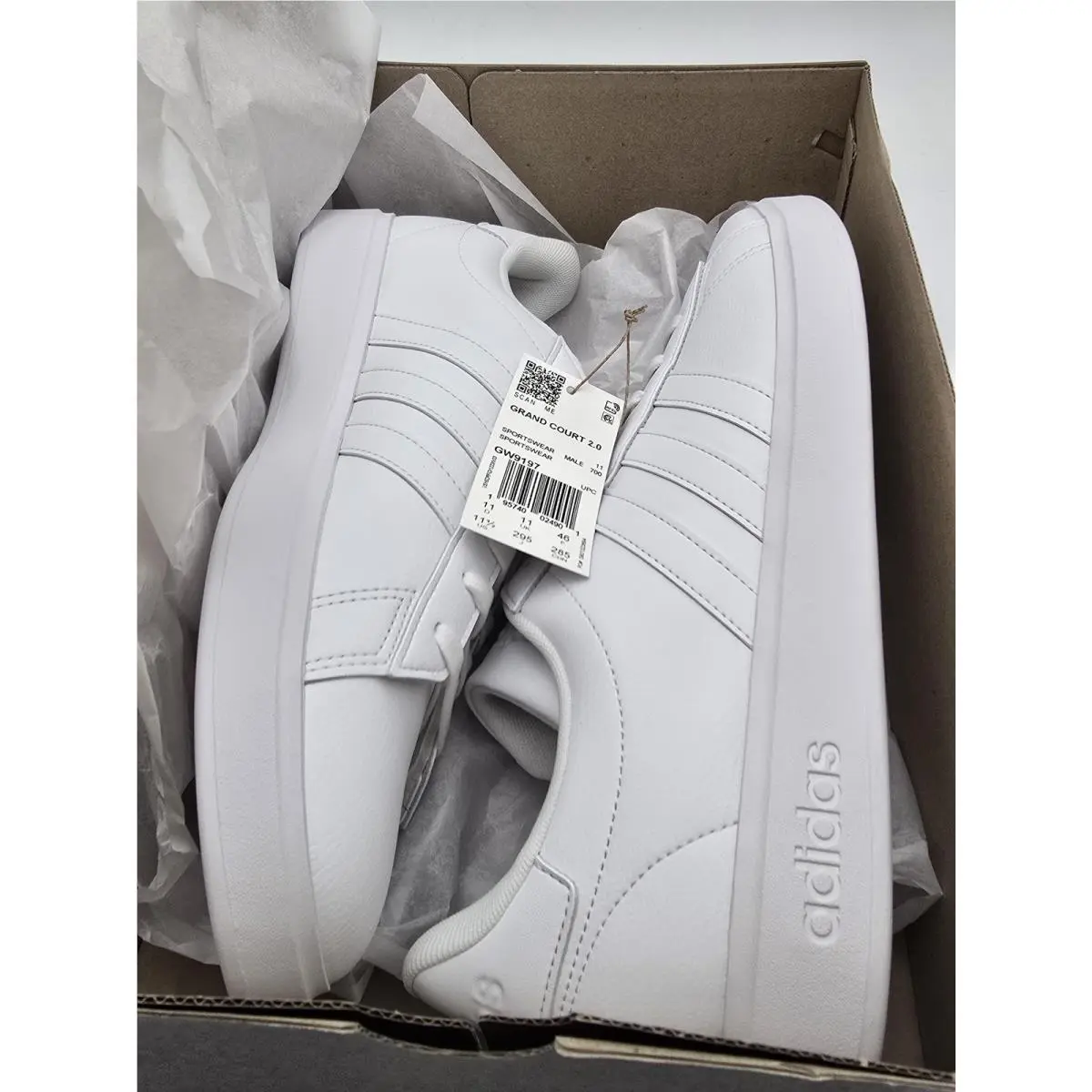 Adidas shoes - adidas Grand Court - Grand Court - GW9197 - White 5