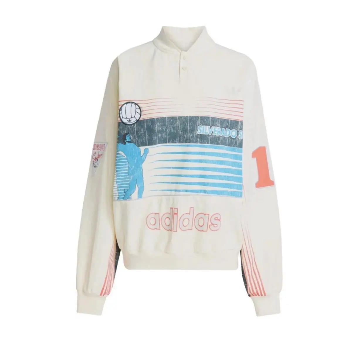 Adidas Women Archive Summersport Sweatshirt Size Medium