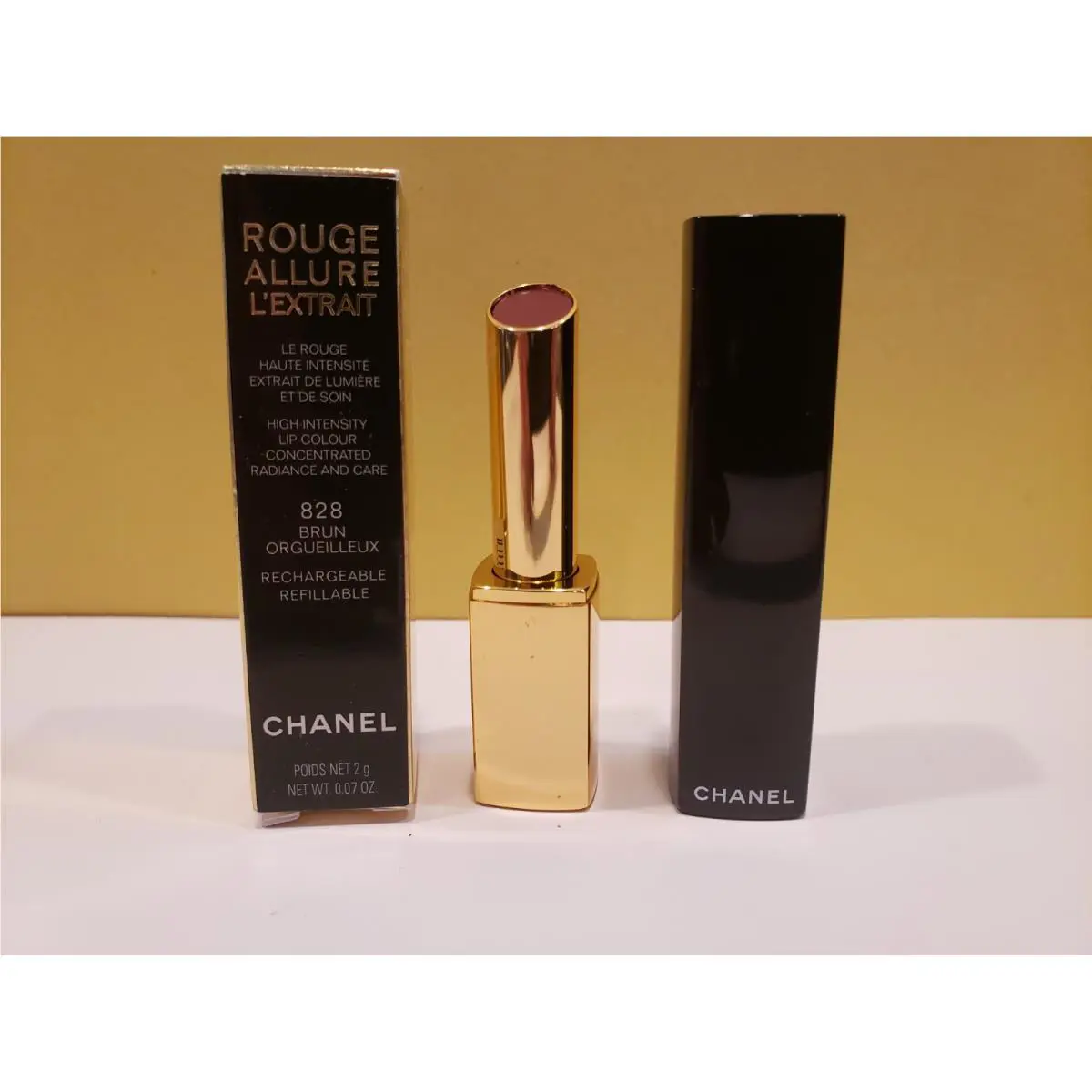 Chanel Rouge Allure L`extrait Lip Colour 828 Brun Orgueilleux .07oz