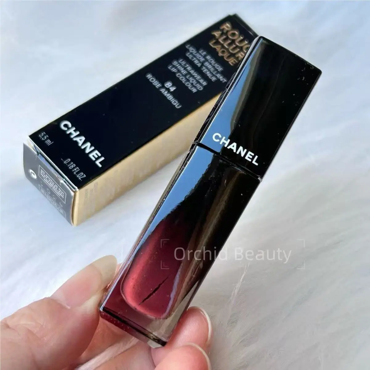 Chanel Ultrawear Shine Liquid Lip Colour 84 Rose Ambigu Full Size