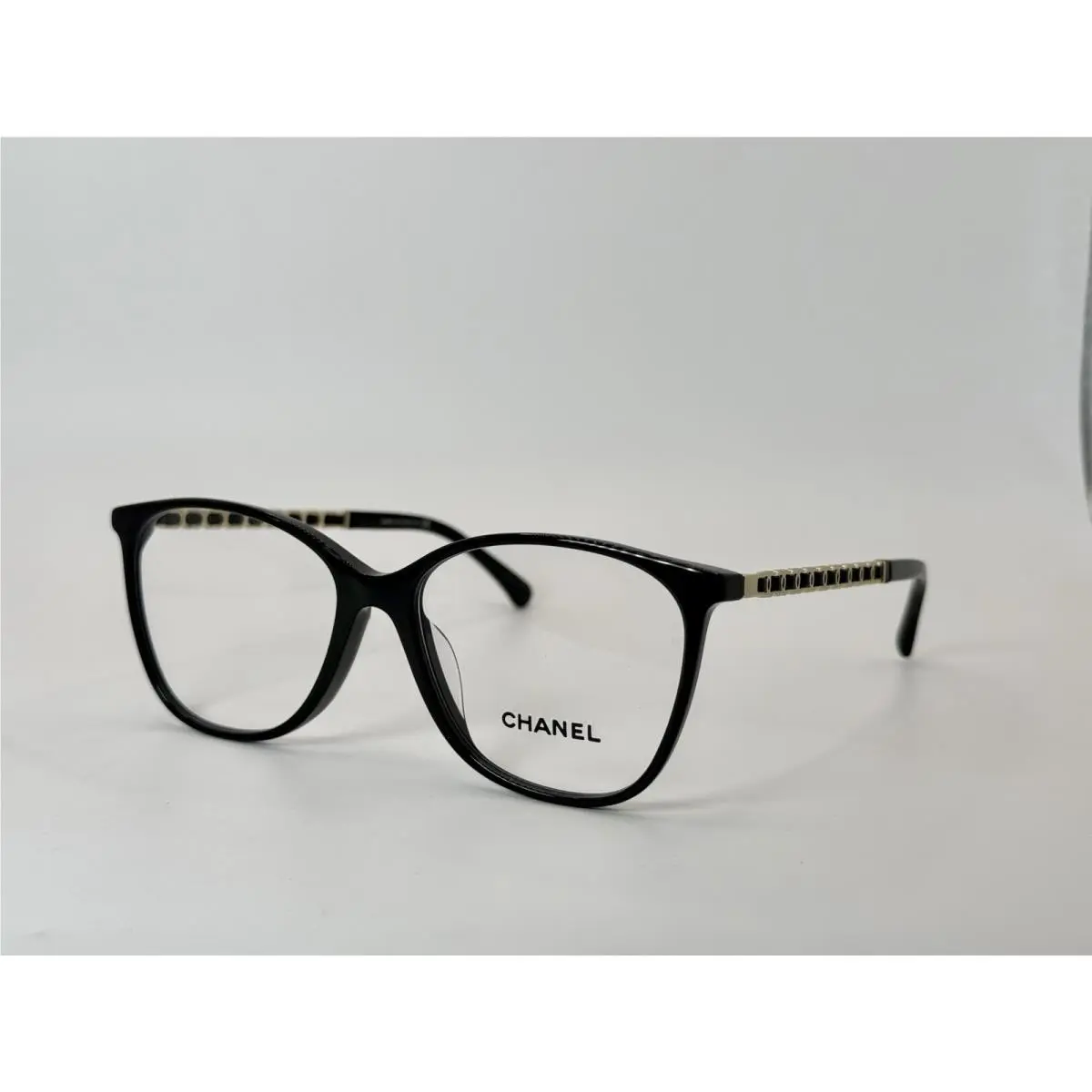 Chanel Eyeglasses CH3408QA C. 622 Black and Gold 54-16-140