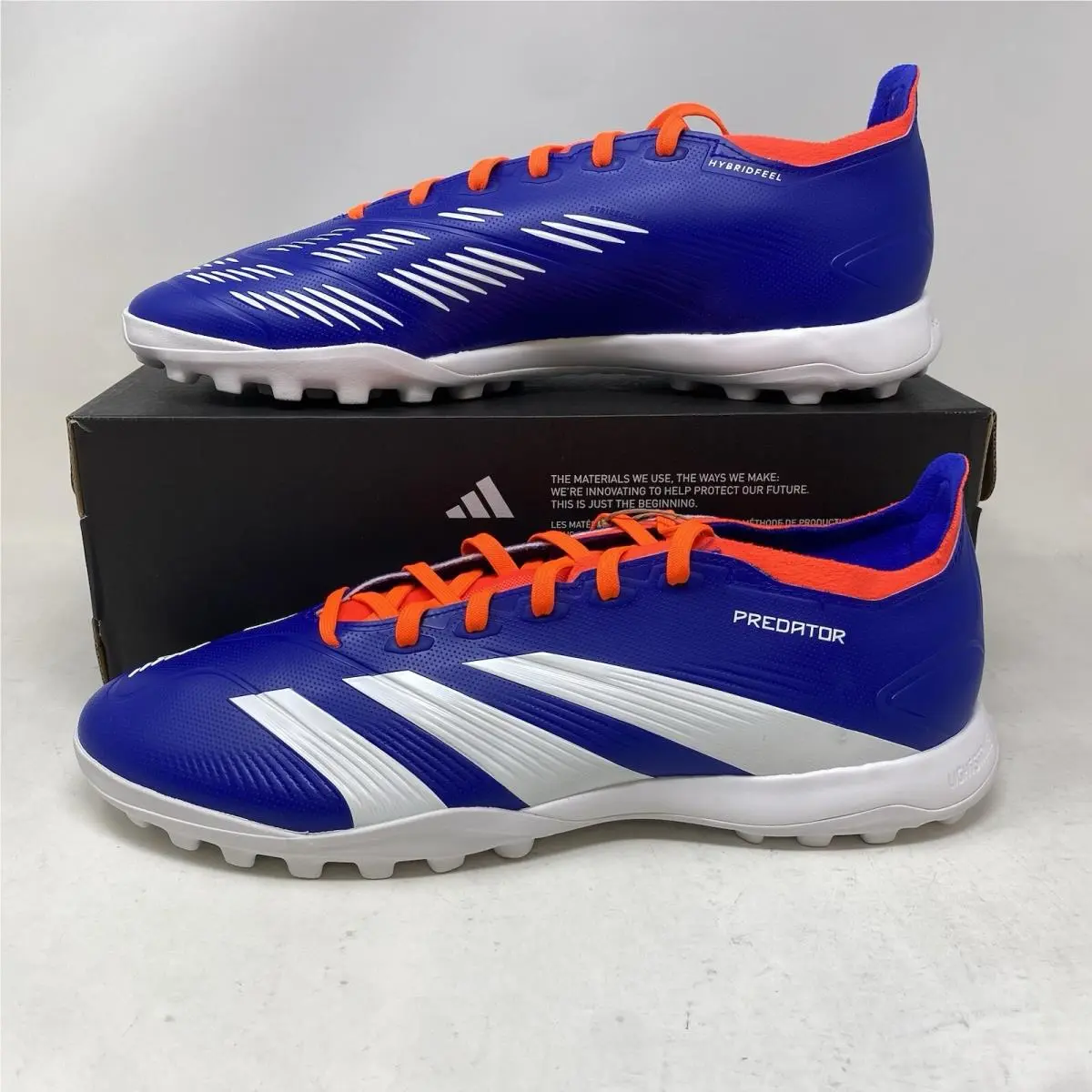 Men`s  Predator League TF Blue Soccer Cleats / ID0910 / Size 9 by Adidas