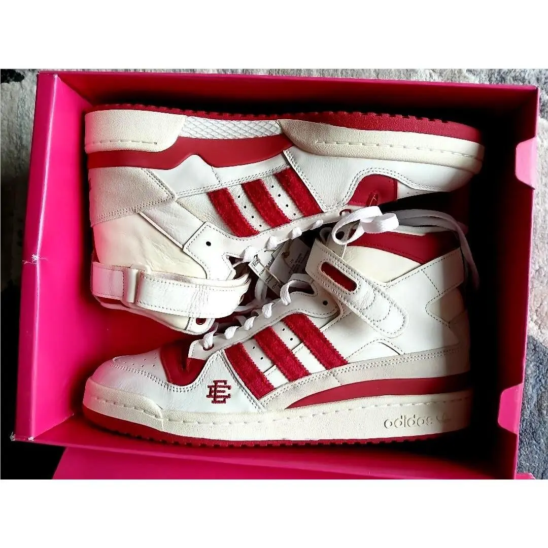 Adidas GW7791 Forum 84 High Eric Emanuel Indiana Hoosiers Shoes 12.5 Men