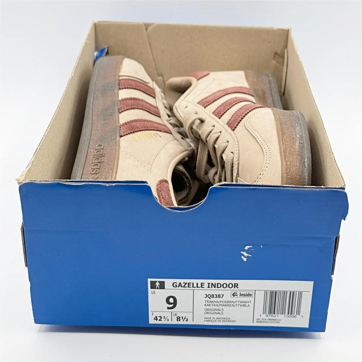 Adidas shoes - adidas Gazelle Indoor - Gazelle Indoor - JQ8387 - Beige (UPC: 197621130961) 0