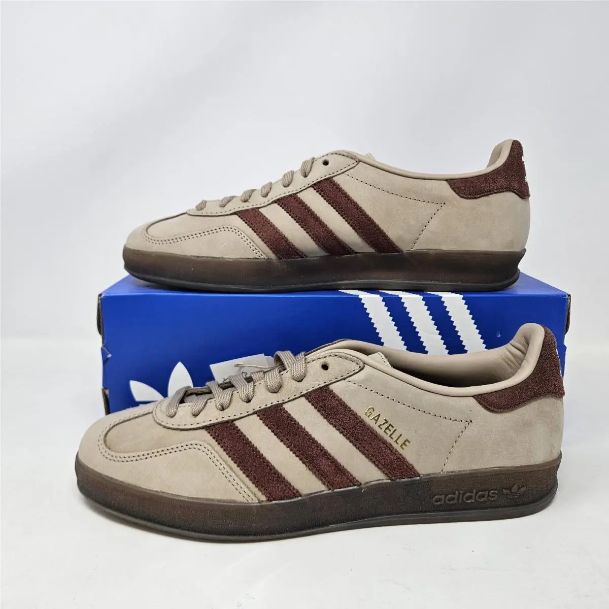 Adidas Gazelle Indoor `trace Khaki Fox Brown` / JQ8387 / Men`s Size 11