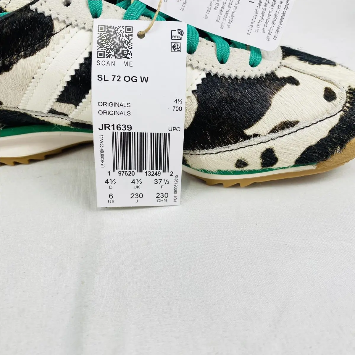 Adidas shoes - adidas SL 72 - JR1639 - Cow Print (UPC: 197620132492) 6