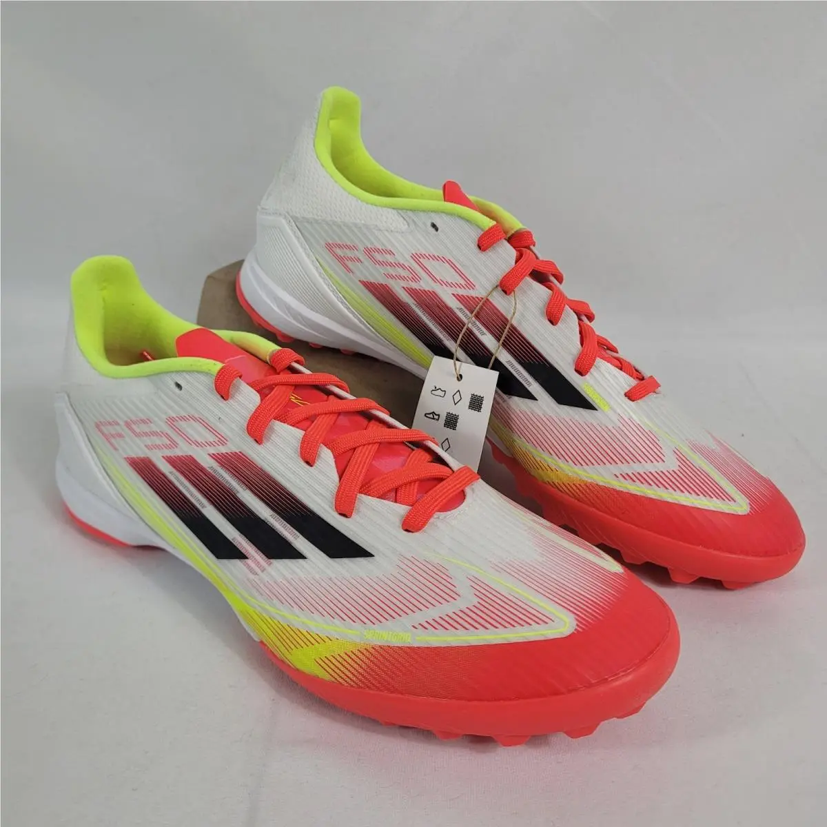 Adidas Adizero F50 League TF Pure Victory Pack - IE1231 Size M 9.5 W 10.5 - Multicolor