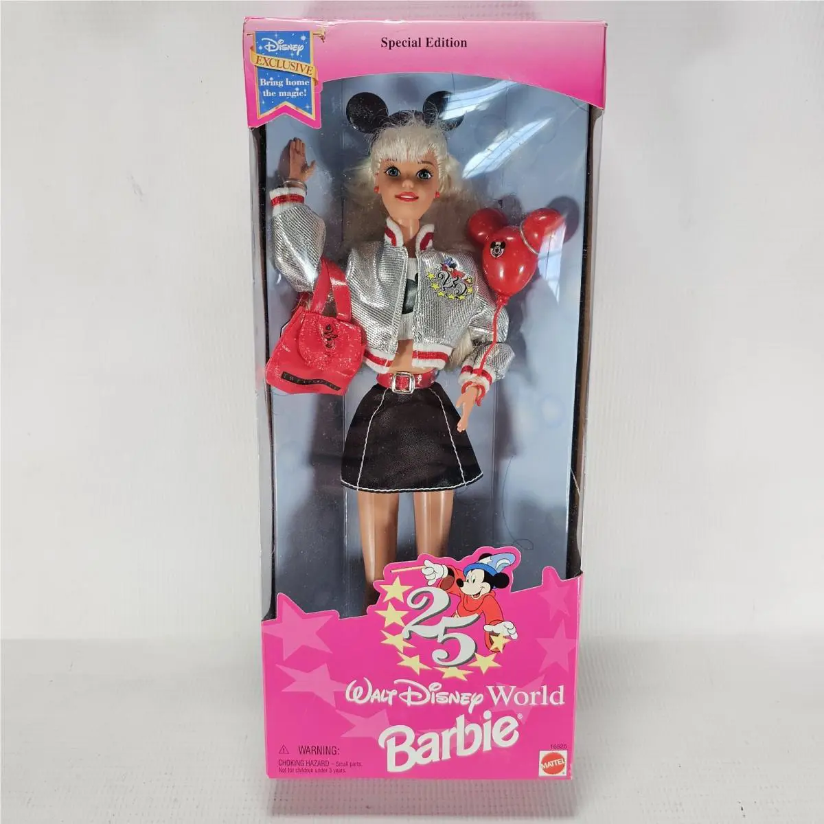 1996 Disney World 25th Anniversary Barbie Mattel Nrfb Vintage