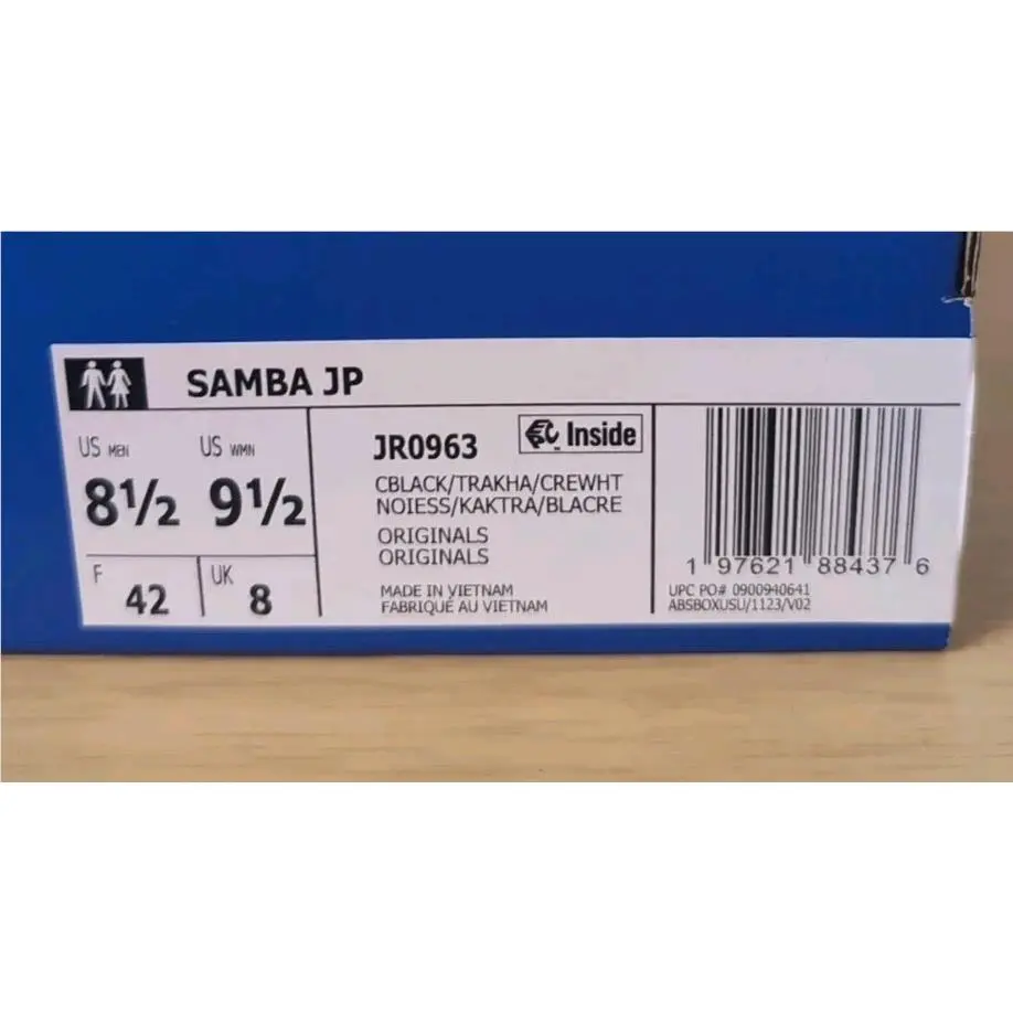 Adidas shoes - adidas Samba JP - Samba - JR0963 - Black 5
