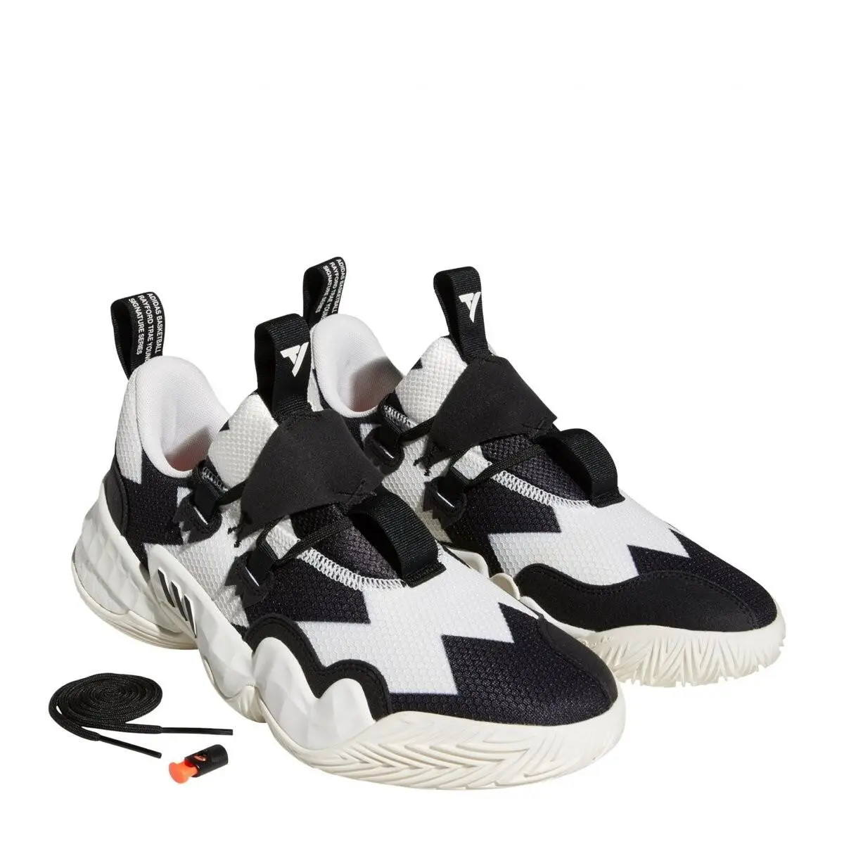 Adidas shoes - adidas Trae Young 1 - Trae Young - H68999 - White, Manufacturer: Core White / Core Black / Solar Red 9