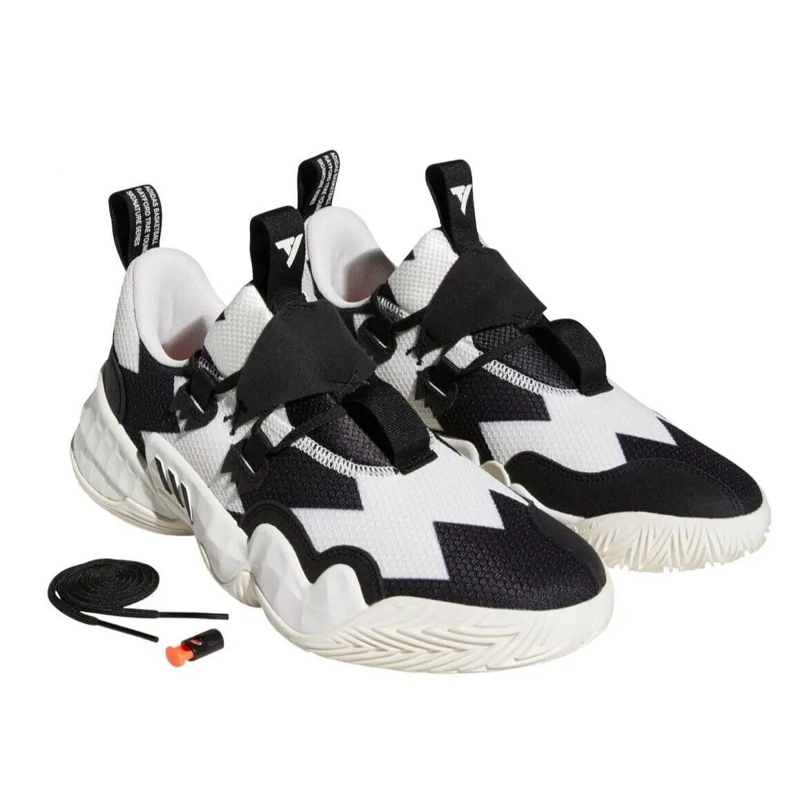 Adidas shoes - adidas Trae Young 1 - Trae Young - H68999 - White, Manufacturer: Core White / Core Black / Solar Red 2