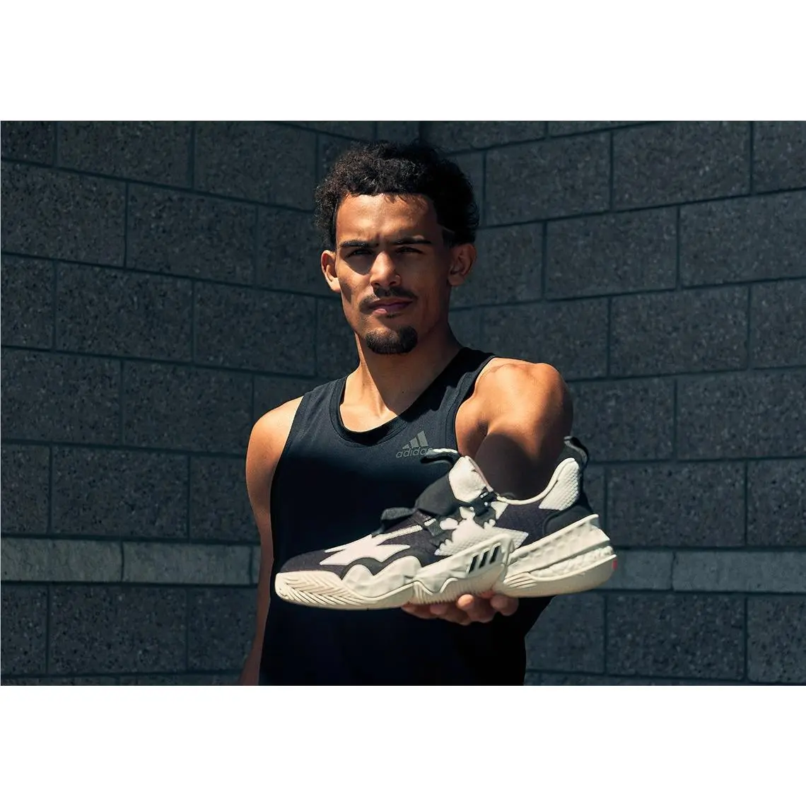 Adidas shoes - adidas Trae Young 1 - Trae Young - H68999 - White, Manufacturer: Core White / Core Black / Solar Red 10