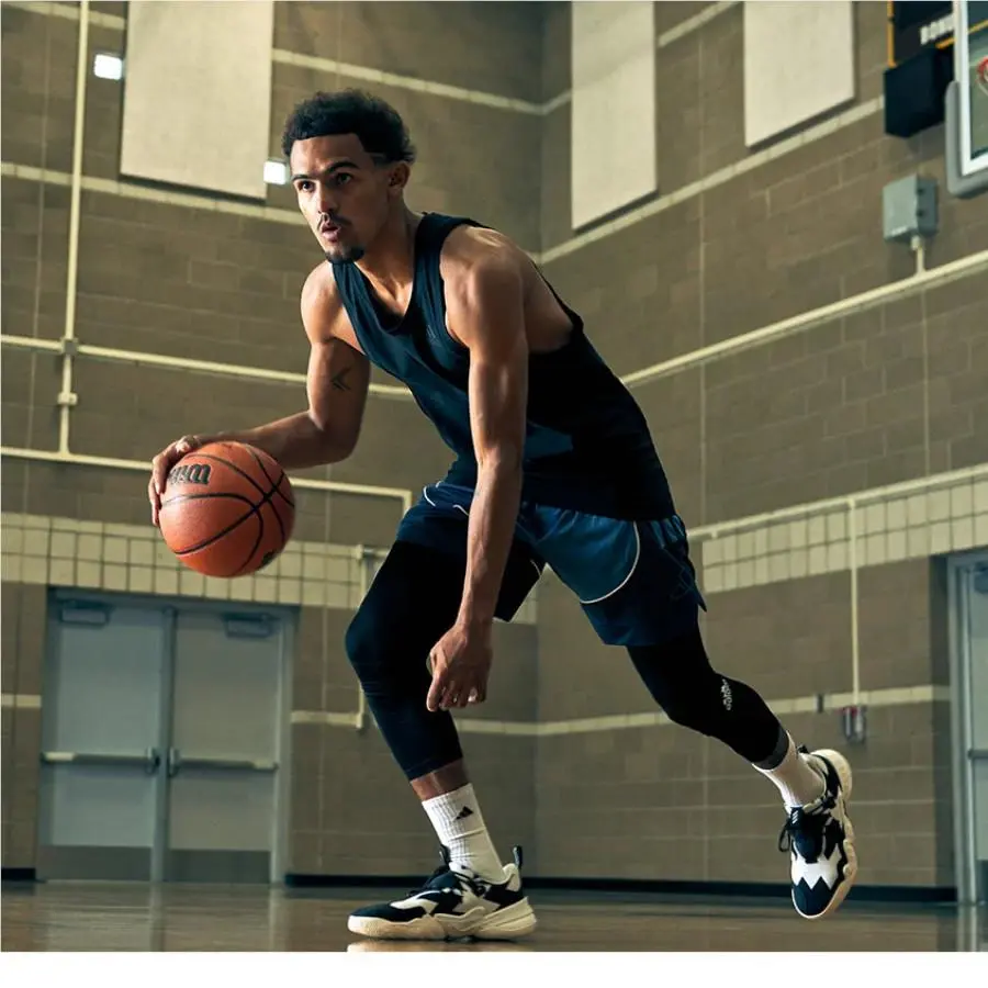 Adidas shoes - adidas Trae Young 1 - Trae Young - H68999 - White, Manufacturer: Core White / Core Black / Solar Red 4