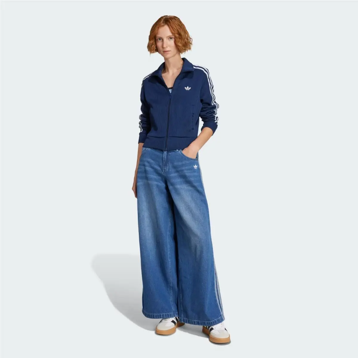 Adidas clothing - adidas Firebird - Firebird - JY2615 JY2614 - Night Indigo / White 1
