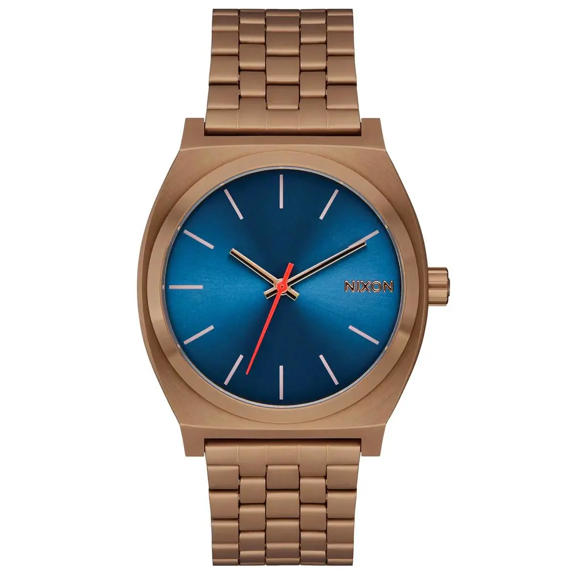 Time Teller Desert Gold / Arles Blue Dial Watch by Nixon