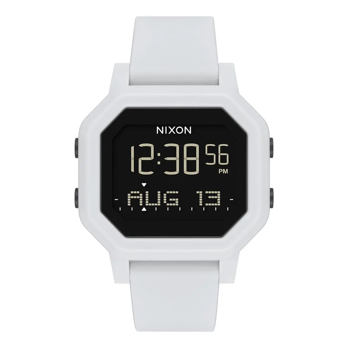 Siren A1311 100-00 All White 100m Water Resistant Digital Sport Watch by Nixon