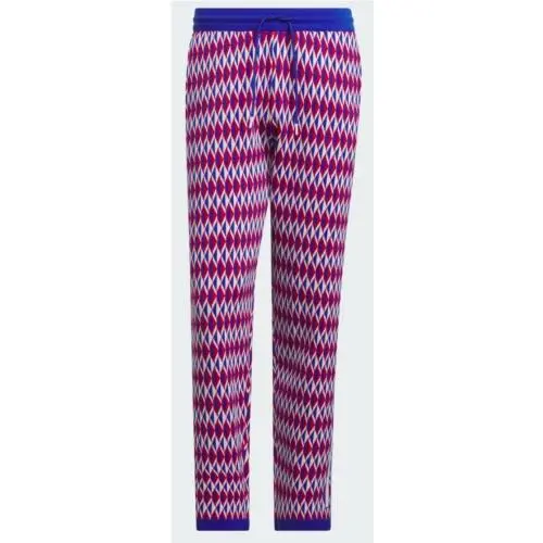 Men`s Adidas Adicross Primeknit Golf Track Pants / Blue Red / IN9263 / Size Xxl