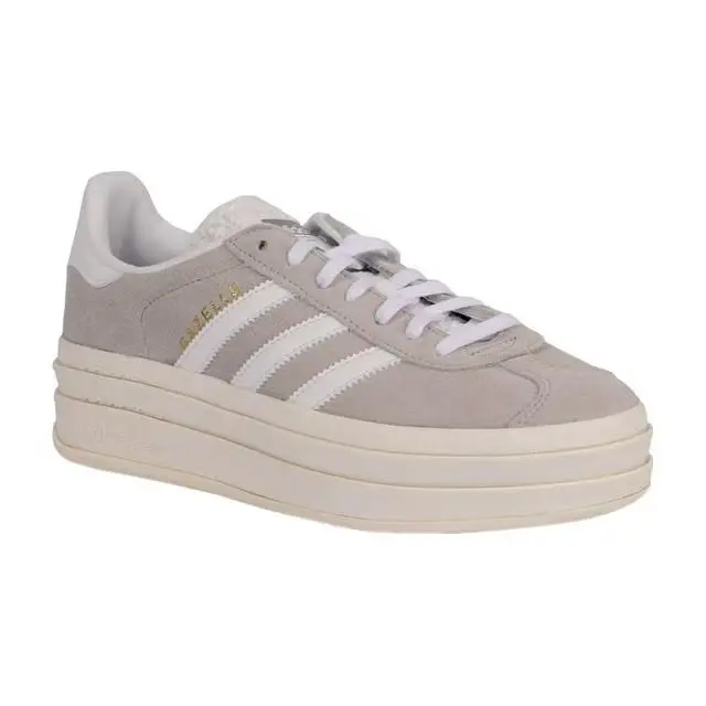 Adidas Women`s Gazelle Bold Sneaker Size 10.5 Gray