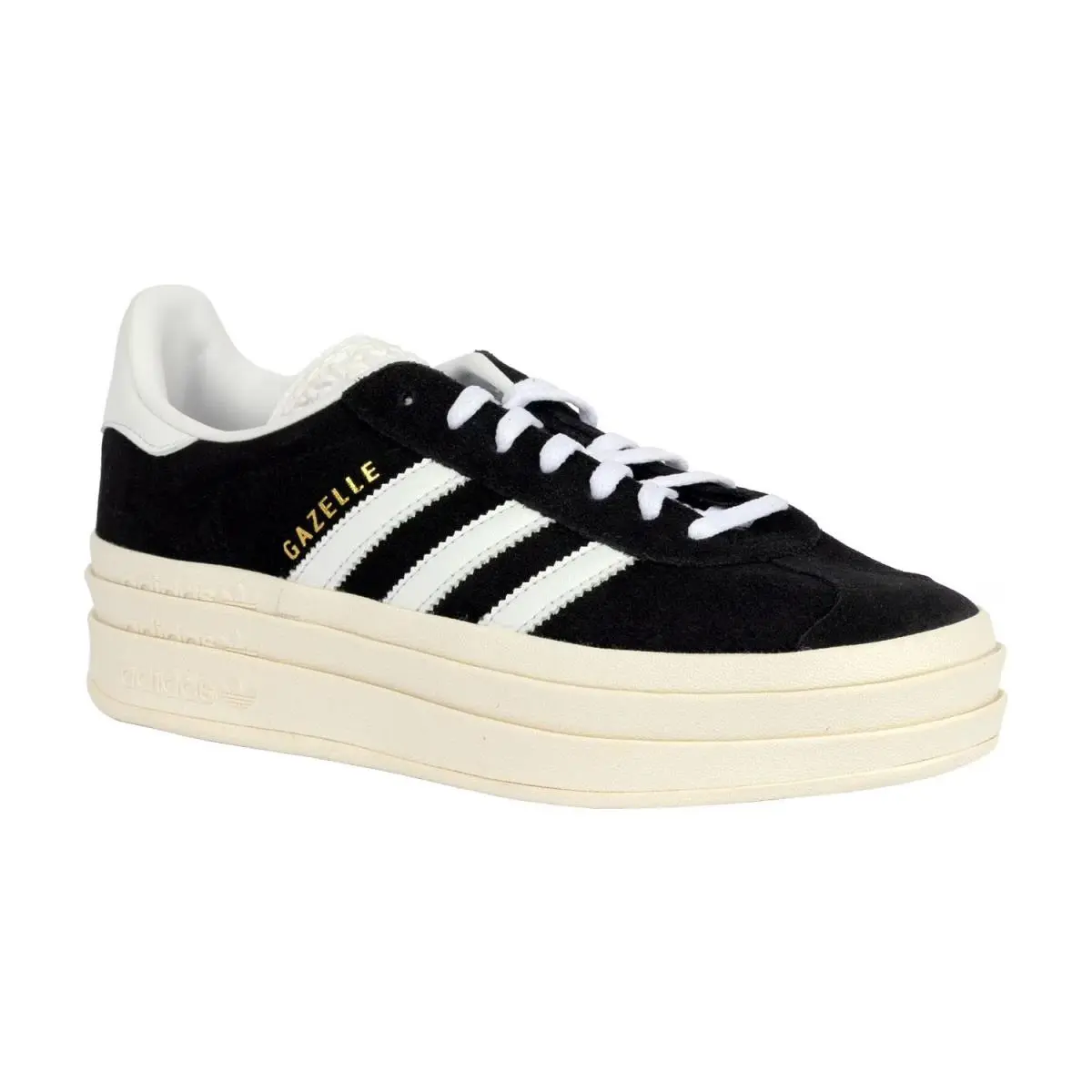 Adidas Women`s Gazelle Bold Sneaker Size 10.5 Black
