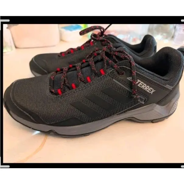 Adidas Terrex AX3 Trail Running Hiking Shoes Black Red Women’s 8 Nwob EE7842