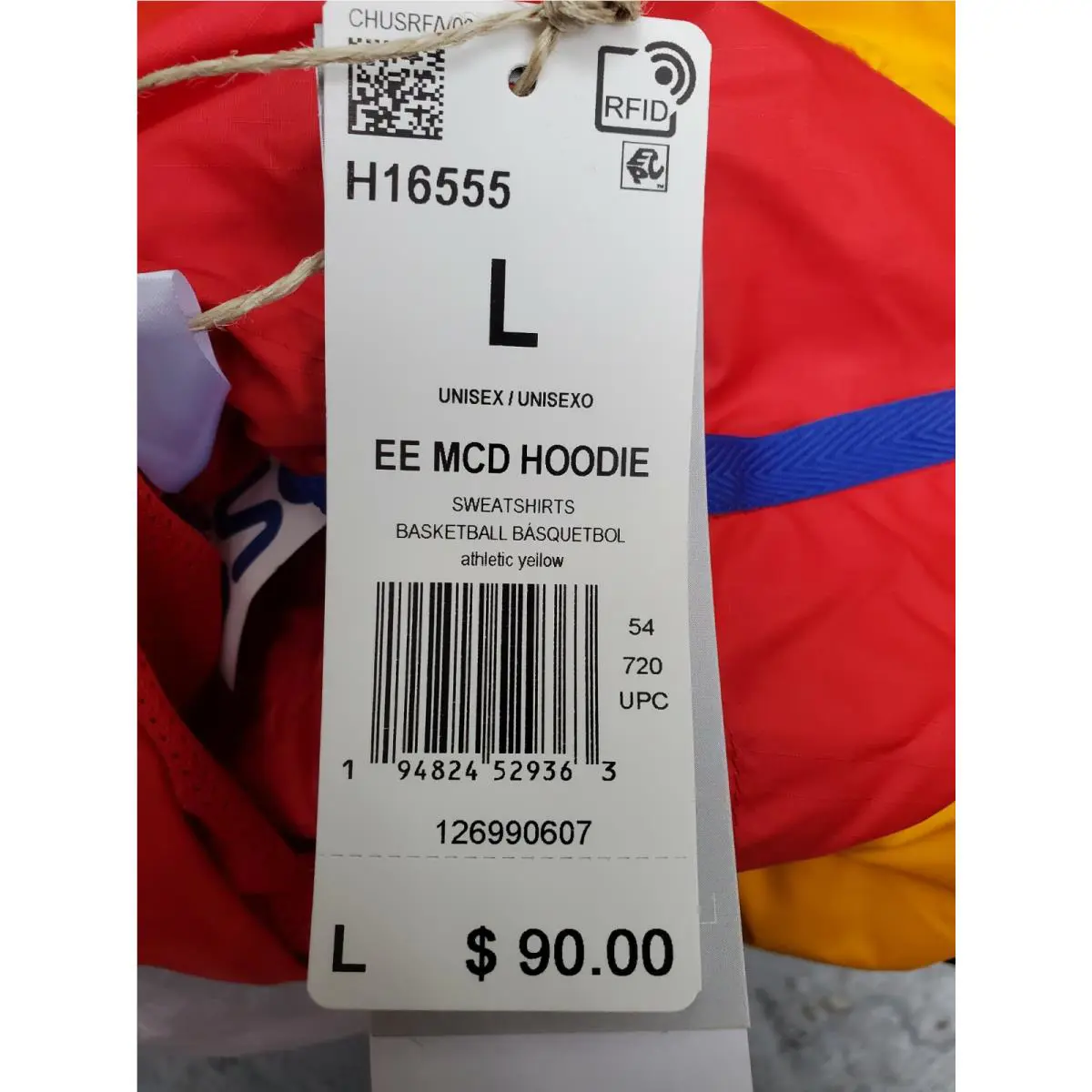 Adidas clothing - Eric Emanuel - Eric Emanuel - Athletic Yellow (UPC: 194824529363) 4