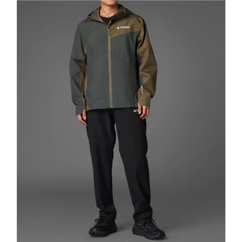 Adidas clothing - adidas Terrex 2.5L Rain.RDY Jacket - JD8351 - Green 8