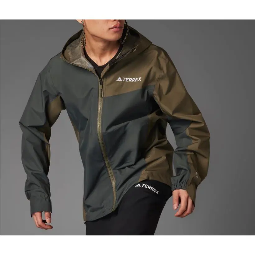 Adidas clothing - adidas Terrex 2.5L Rain.RDY Jacket - JD8351 - Green 0