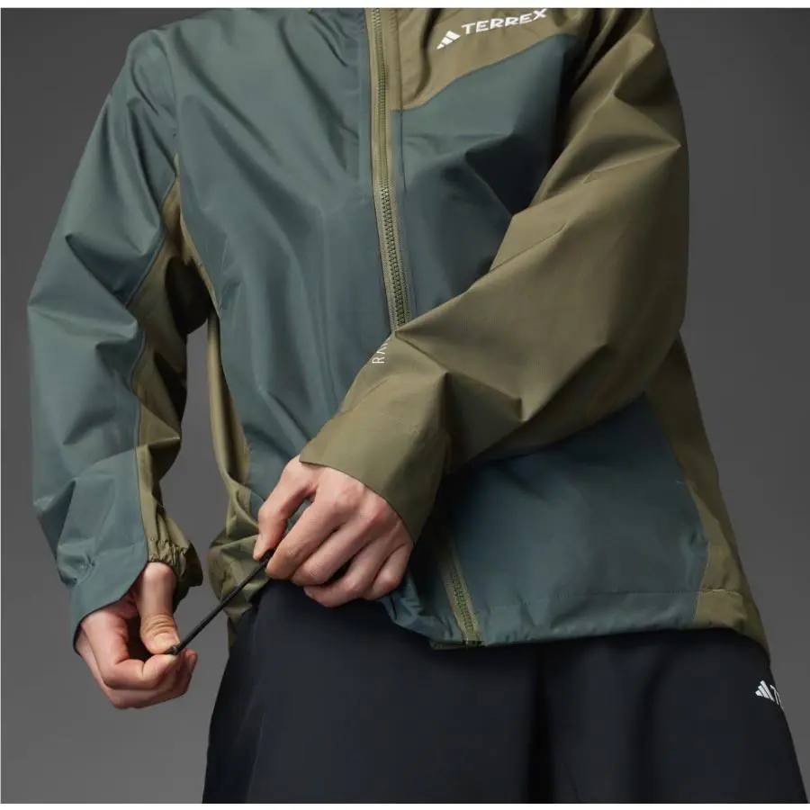Adidas clothing - adidas Terrex 2.5L Rain.RDY Jacket - JD8351 - Green 2