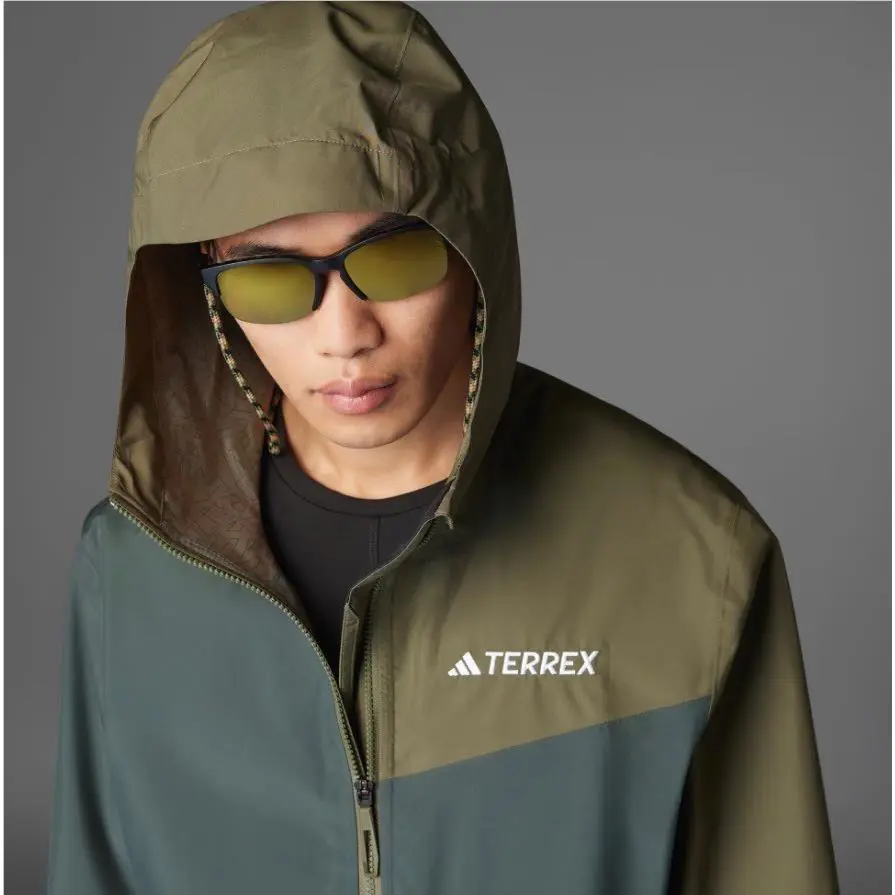 Adidas clothing - adidas Terrex 2.5L Rain.RDY Jacket - JD8351 - Green 6