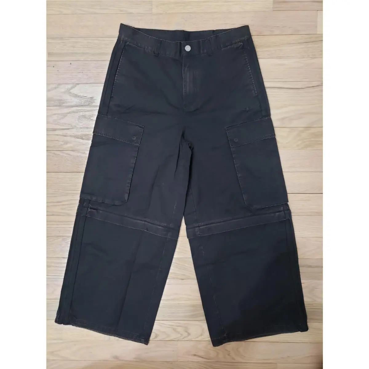 Adidas Men`s Adilenium Season 3 Cargo Pants JY6293 Black Size 35