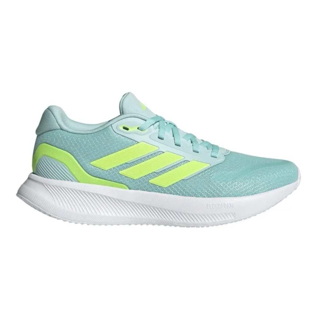 Adidas Run Falcon 5 Green Teal White Shoes Sneakers JR3088 Womens Size 10 1/2NWB