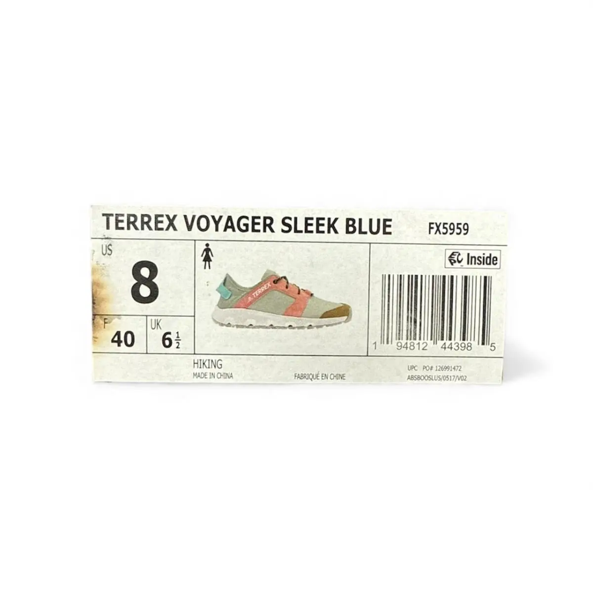 Adidas shoes - adidas TERREX Voyager - TERREX Voyager - FX5959 - Sleek Blue / Coral / Beige (UPC: 194812443985) 4