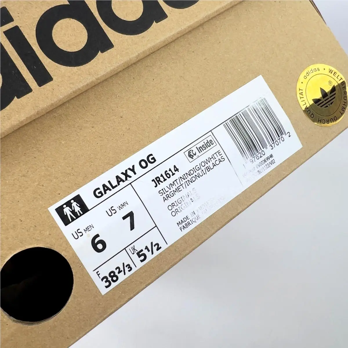 Adidas shoes - adidas Galaxy - Galaxy - JR1614 - Silver/Navy/Off White 6