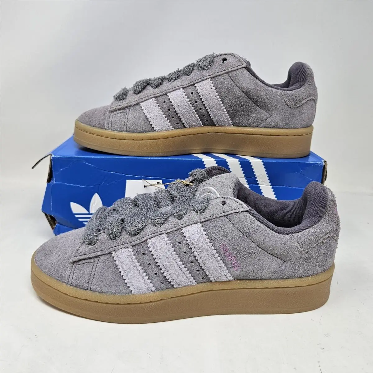 Wmns Adidas Campus 00s Casual Shoes / Trace Grey Purple / IG2118 / Size 6.5