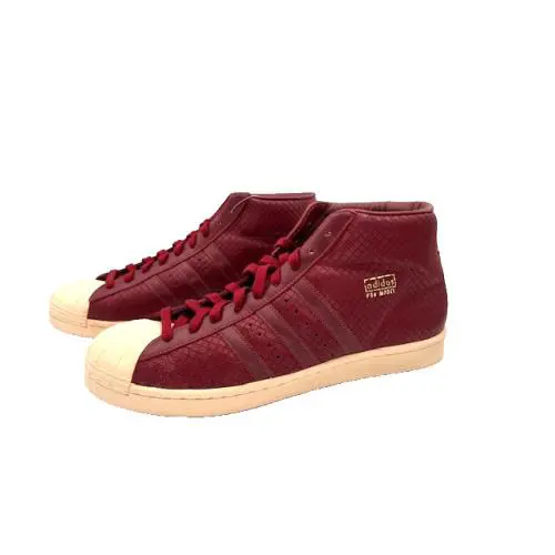 Adidas shoes - adidas Pro Model - Pro Model - Burgundy snake skin -U40- 012109 2